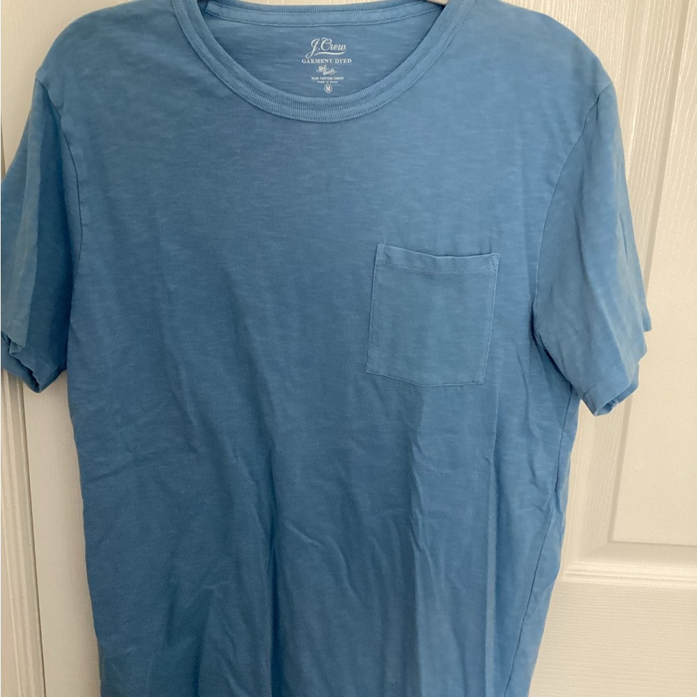 J. Crew Men's Blue Pocket Tee